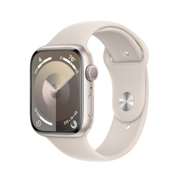 Apple Watch Series 9 41mm Starlight Aluminum Case with Starlight Sport Band S/M (MR8T3) HKD0J фото