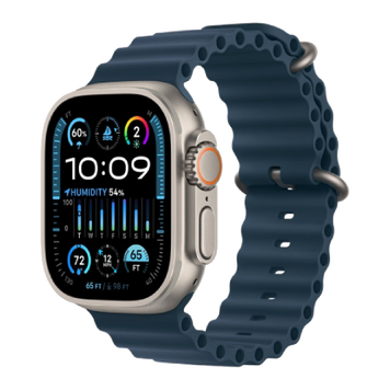 Apple Watch Ultra 2 49mm Titanium Case with Blue Ocean Band (MREG3) MREG3 фото