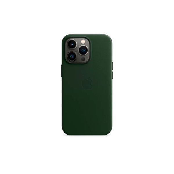Чохол Apple iPhone 13 Pro Leather Case HC (Sequoia Green) 1465        фото