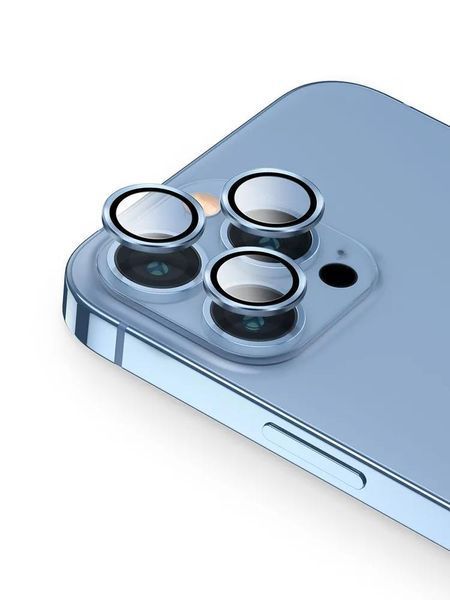 Захисне скло для камери iPhone 13 Pro/13 Pro Max (sierra blue) Proove 5076        фото