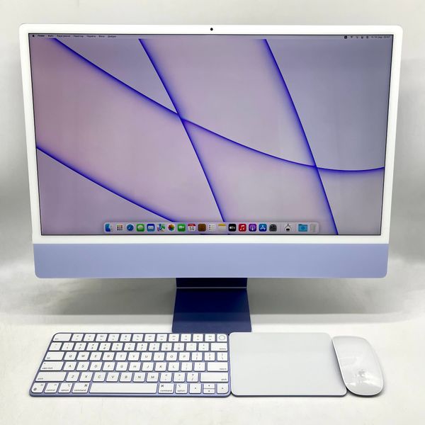 Apple iMac 24” M1 8gb RAM 2TB SSD 8GPU Purple 2021 б/у (UQ6XG) 3819        фото