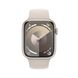 Apple Watch Series 9 41mm Starlight Aluminum Case with Starlight Sport Band M/L (MR8U3) MR8U3 фото 2
