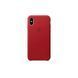 Чохол Apple iPhone X/Xs Leather Case Original (Red) 1576        фото 1