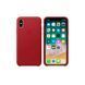 Чохол Apple iPhone X/Xs Leather Case Original (Red) 1576        фото 2