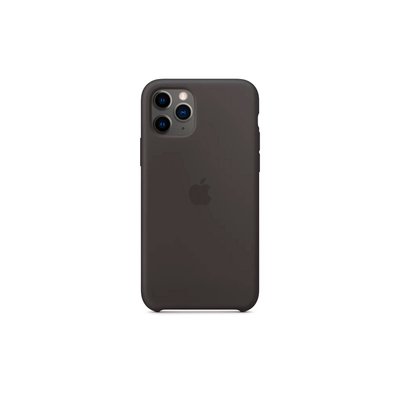 Чохол Apple iPhone 11 Pro Max Silicone Case HC (Black) 1369        фото