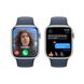 Apple Watch Series 9 41mm Silver Aluminum Case with Storm Blue Sport Band S/M (MR903) MR903 фото 4