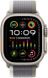 Apple Watch Ultra 2 49mm Titanium Case with Green/Gray Trail Loop (M/L) (MRF43) MRF43 фото 2