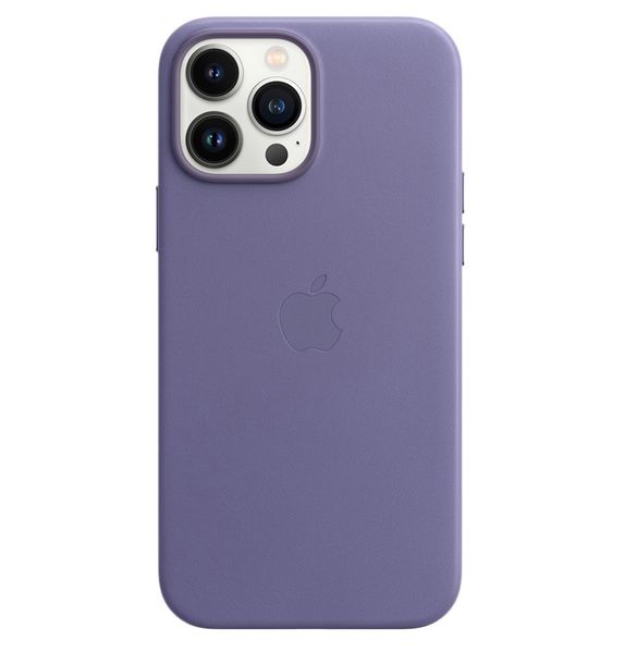 Чохол Apple iPhone 13 Pro Max Leather Case HC (Wisteria) 1470        фото