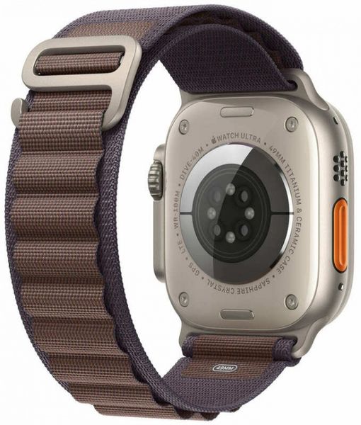 Apple Watch Ultra 2 49mm Titanium Case with Indigo Alpine Loop (Large) (MREW3) MREW3 фото