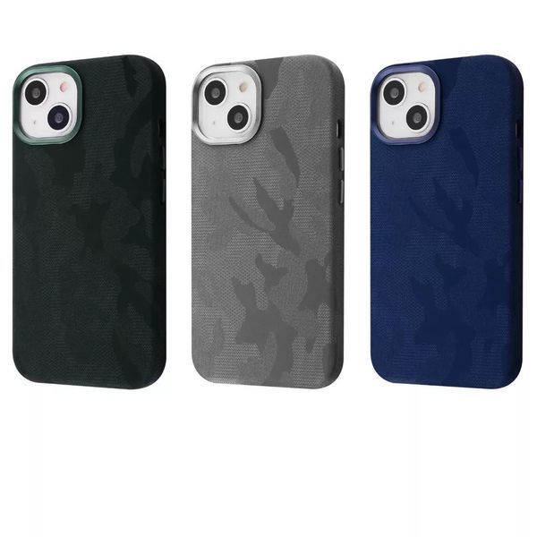 Чохол для iPhone 13 WAVE Khaki Case with Magnetic Ring midnight blue 5124        фото
