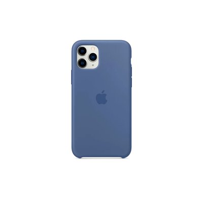 Чохол Apple iPhone 11 Pro Max Silicone Case HC (Linen Blue) 1372        фото