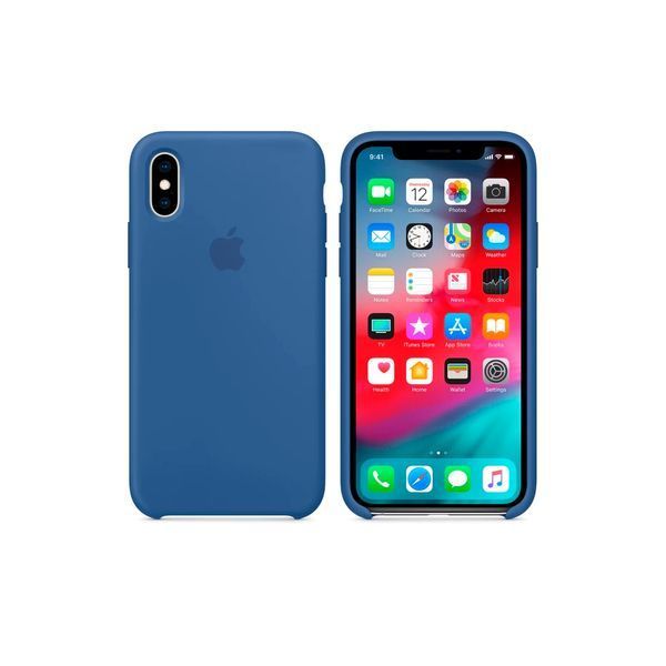Чохол Apple iPhone X/Xs Silicone Case HC (Delft Blue) 1586        фото