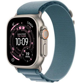Apple Watch Ultra 3 GPS + Cellular 49mm Natural Titanium Case with Light Blue Alpine Loop (MEWK4) 5552        фото