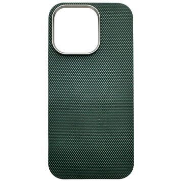 Карбоновий чохол для iPhone 16 Pro (Dark Green) 5166        фото
