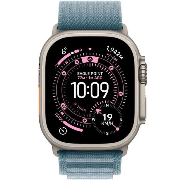 Apple Watch Ultra 3 GPS + Cellular 49mm Natural Titanium Case with Light Blue Alpine Loop (MEWK4) 5552        фото