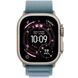 Apple Watch Ultra 3 GPS + Cellular 49mm Natural Titanium Case with Light Blue Alpine Loop (MEWK4) 5552        фото 2