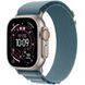 Apple Watch Ultra 3 GPS + Cellular 49mm Natural Titanium Case with Light Blue Alpine Loop (MEWK4) 5552        фото 1