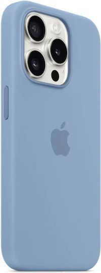 Чохол Apple iPhone 15 Pro Max Silicone Case HC (Winter Blue) 5172        фото