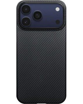 Карбоновий чохол для iPhone 17 Pro Max Classic Black 5562        фото