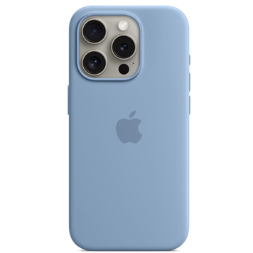 Чохол Apple iPhone 15 Pro Max Silicone Case HC (Winter Blue) 5172        фото