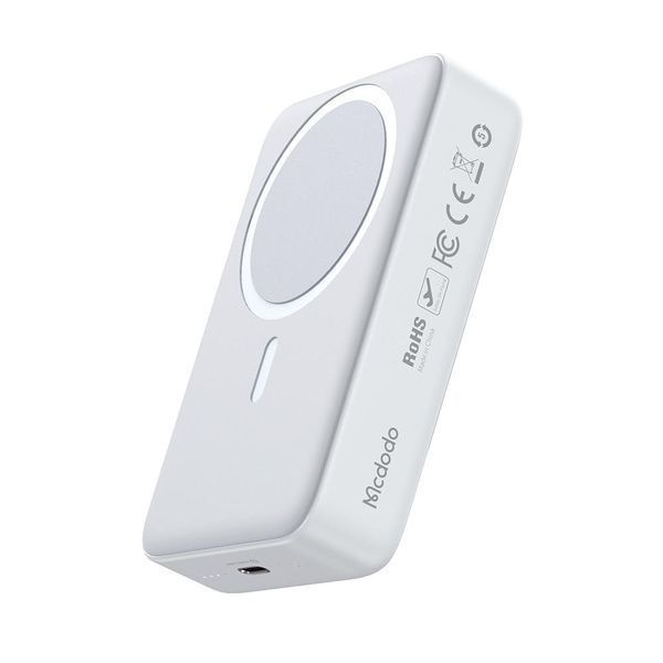 Магнітний бездротовий павербанк PowerBank Mcdodo [MC-5020] Good Touch Magnetic Fast Wireless Charger 20000mAh 20W (White) 5460        фото