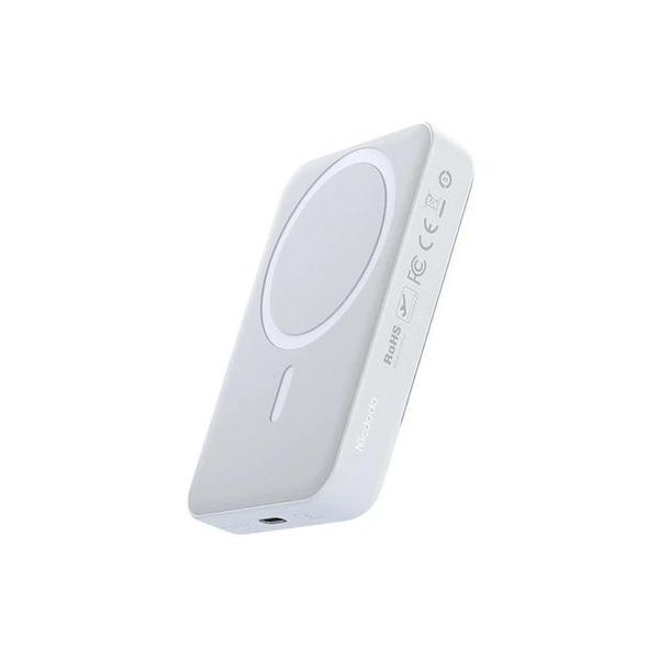Магнітний бездротовий павербанк PowerBank Mcdodo [MC-5020] Good Touch Magnetic Fast Wireless Charger 20000mAh 20W (White) 5460        фото