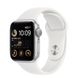 Apple Watch SE 2 40mm Silver Aluminium Case with White Sport Band (MNJV3) MNJV3 фото 1