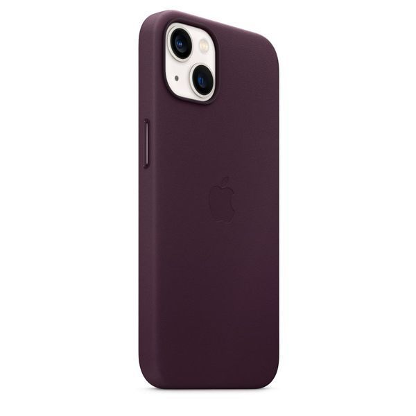 Чохол Apple iPhone 13/14 Leather Case HC (Deep Violet) 5175        фото