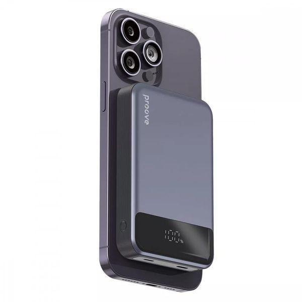 Портативна Батарея Proove Hoodman Magnetic 20W 10000mAh gray 5461        фото
