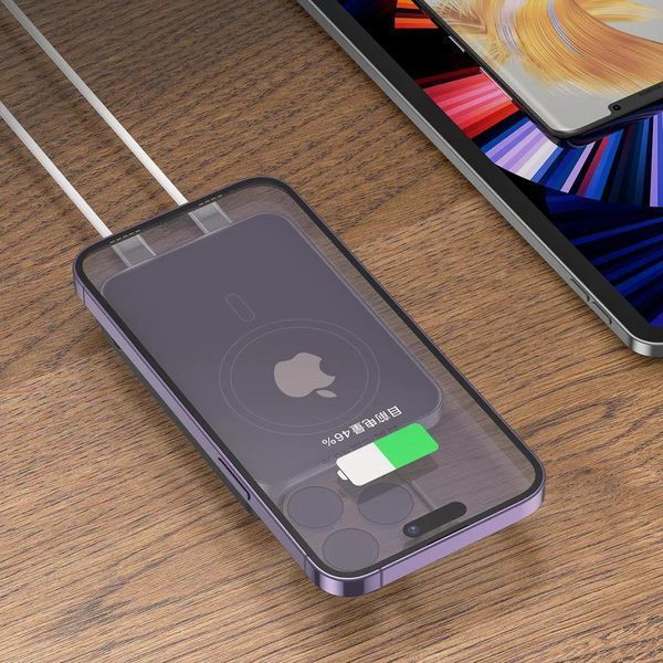 Портативна Батарея Proove Hoodman Magnetic 20W 10000mAh gray 5461        фото
