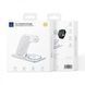 Бездротовий зарядний пристрій WiWU Wi-W020 Foldable Magnetic Station Wireless Charger 3in1 15W White 5749        фото 4
