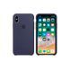 Чохол Apple iPhone X/Xs Silicone Case HC (Midnight Blue) 1590        фото 3